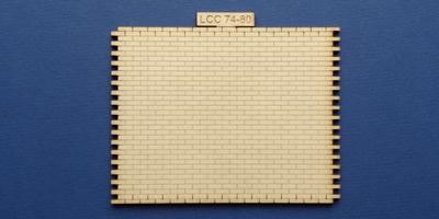 LCC 74-80 O gauge industrial office back wall type 3